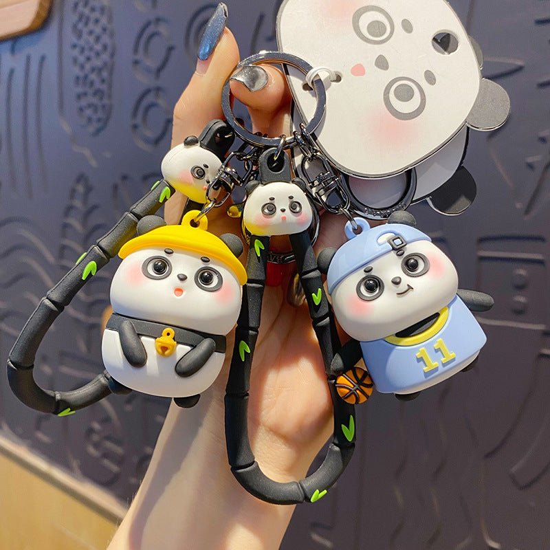 Cute Panda Keychain - Adorable Hanging Charm