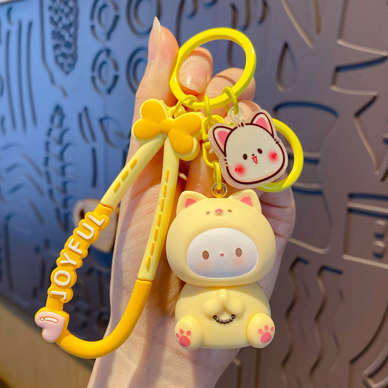 Joyful Animal keychain