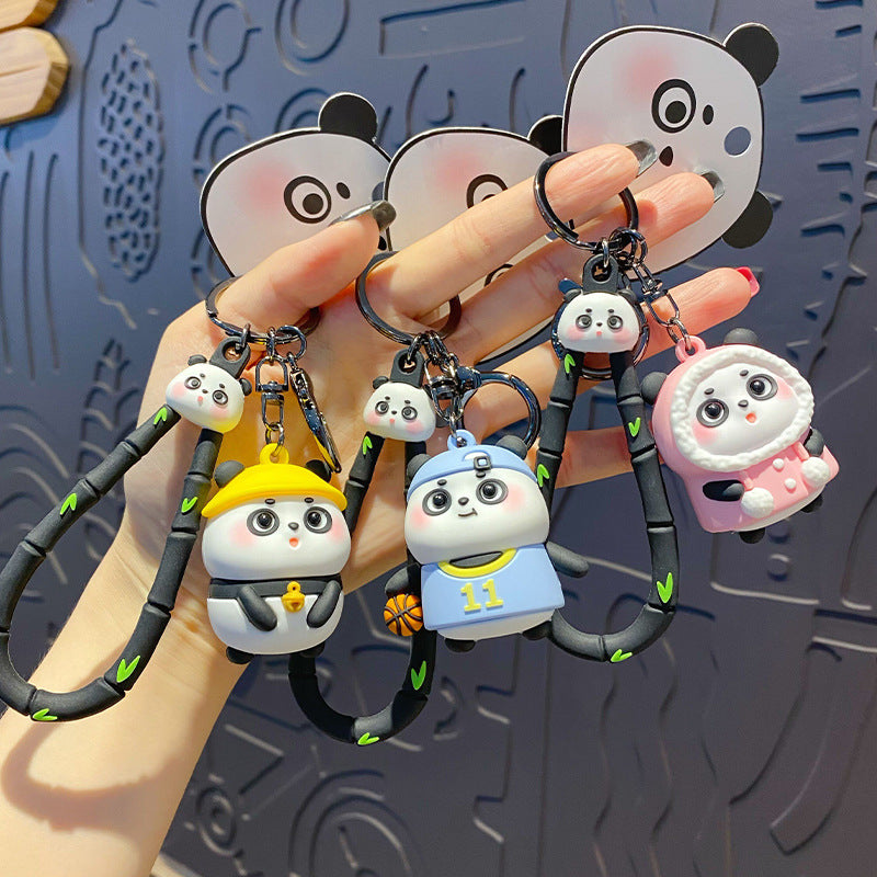 Cute Panda Keychain - Adorable Hanging Charm