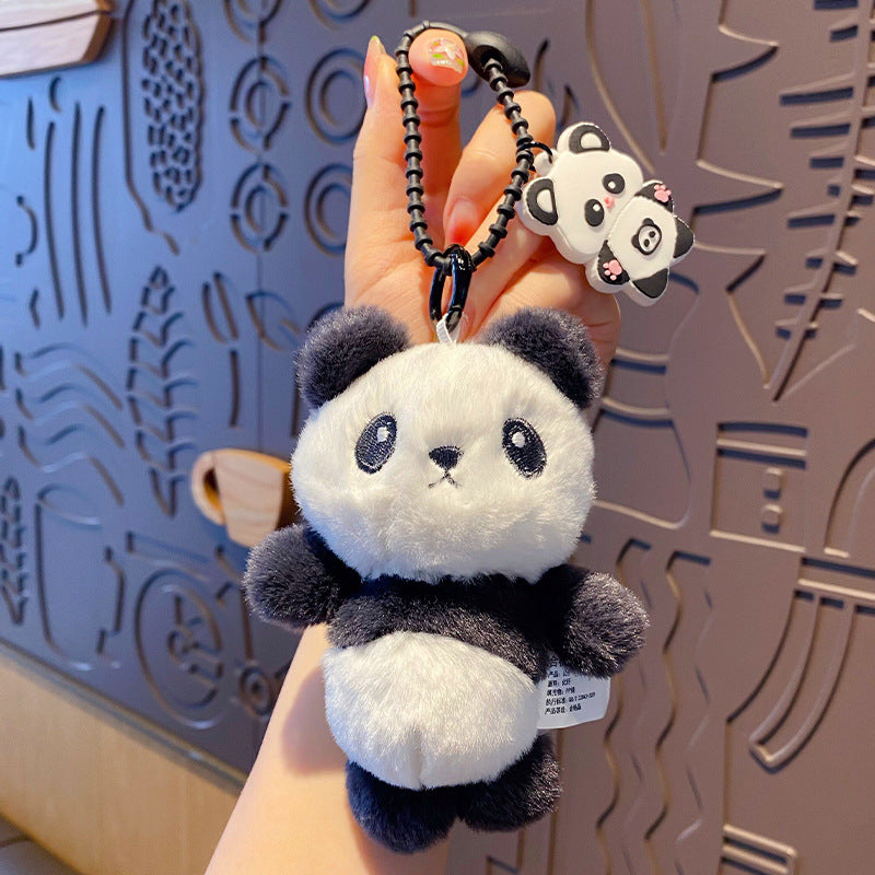 Plush Panda Keychain - Cute Doll & Stylish Hanging Charm