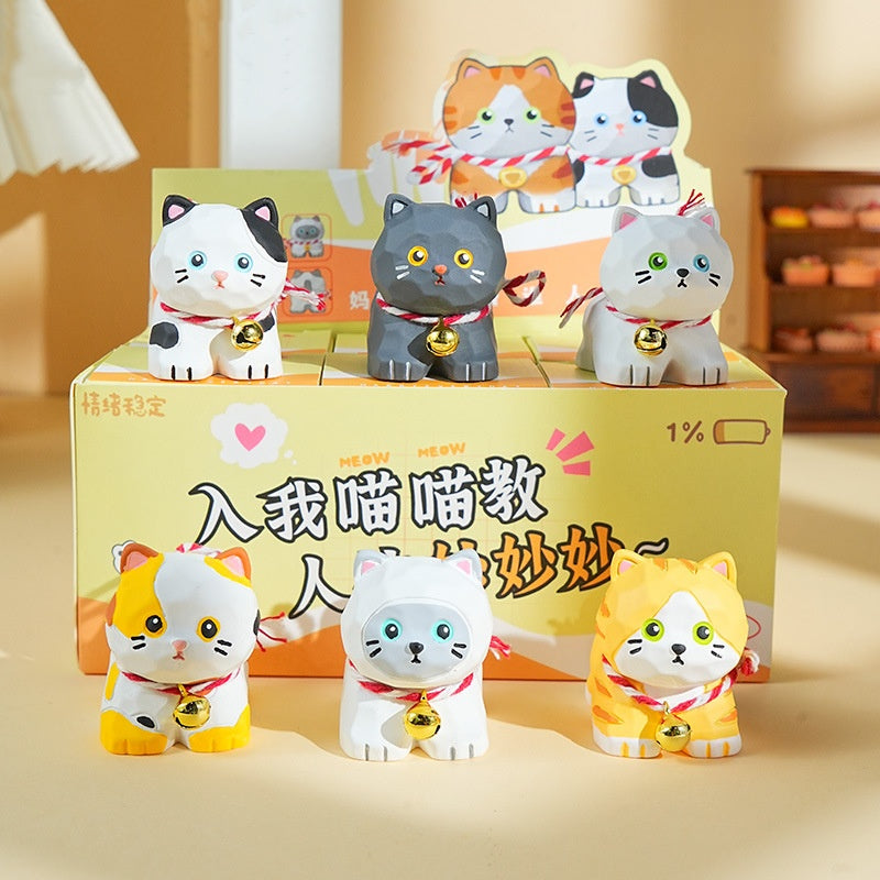 Original Wood - Carving Style Creative Resin Corgi and Shiba Inu Figurines for Home Desktop Decoration