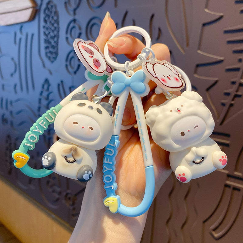 Joyful Animal keychain