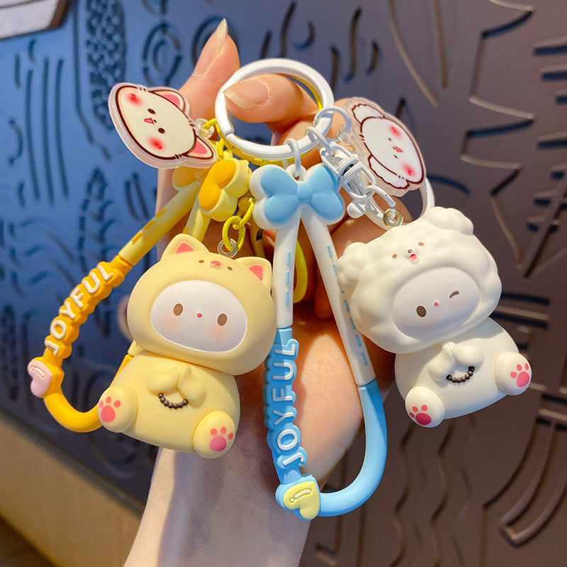 Joyful Animal keychain