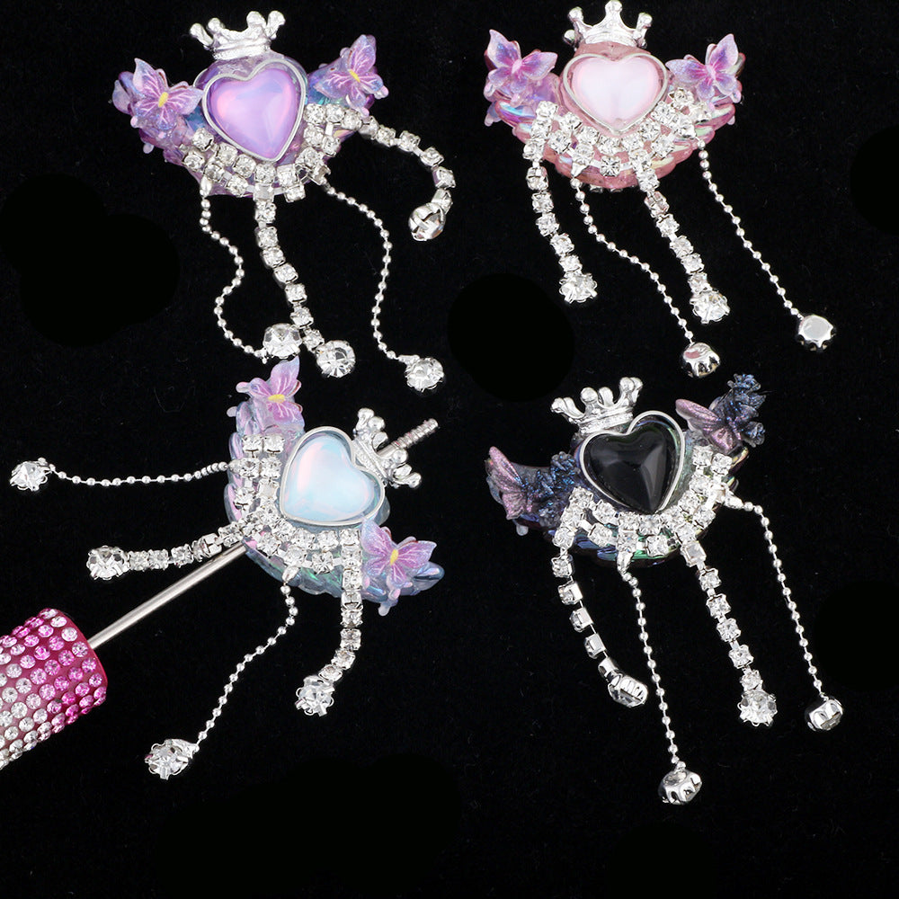Luxury Acrylic Beads Lucky Bags - Open in Live - for Beaded Pen Chain DIY
