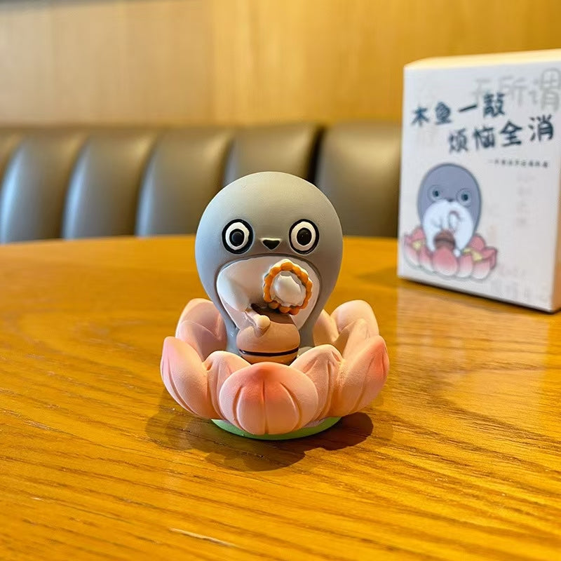 Good Luck Lotus Buddha Creative Cute Funny Desktop Ornaments