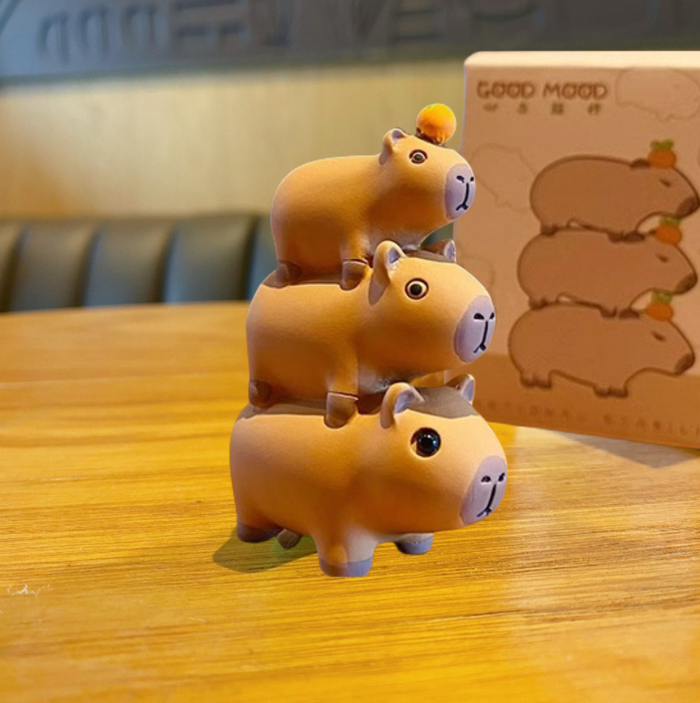 Car Ornament, coffee table decor, Capybara merchandise