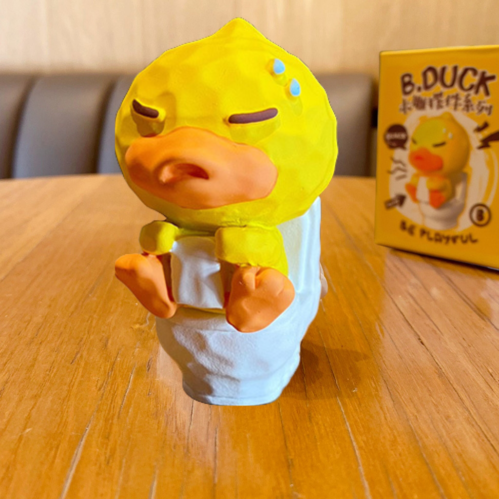 B. Duck Little Yellowk C Ducar Ornament Creative Exquisite Resin