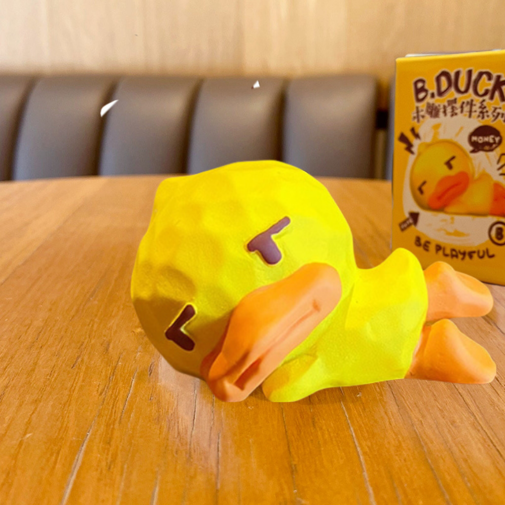 B. Duck Little Yellowk C Ducar Ornament Creative Exquisite Resin