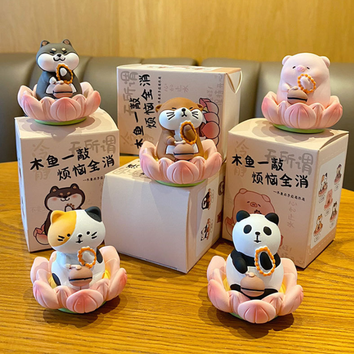 Good Luck Lotus Buddha Creative Cute Funny Desktop Ornaments
