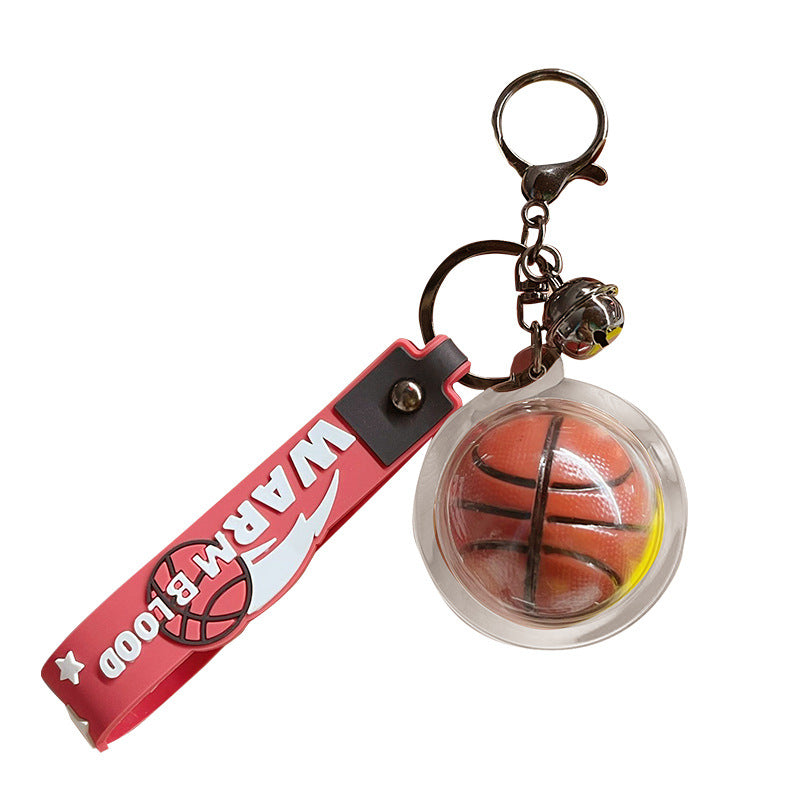 Acrylic basketball keychain