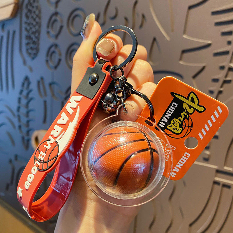 Acrylic basketball keychain