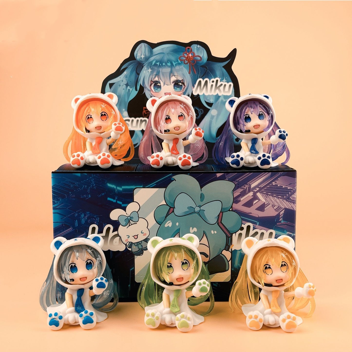 Glow Bear Hatsune Miku Figurine