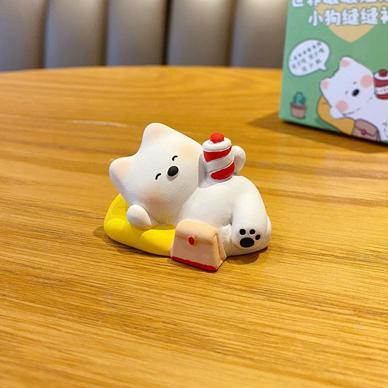 Original Resin Q - version little pet Figurine Creative Home Decor