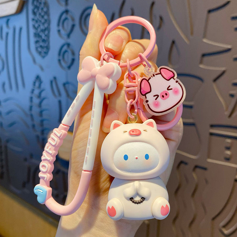 Joyful Animal keychain