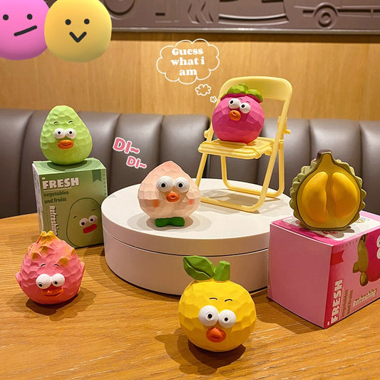 Carving Vegetable Fruit Series Resin Desktop Ornaments