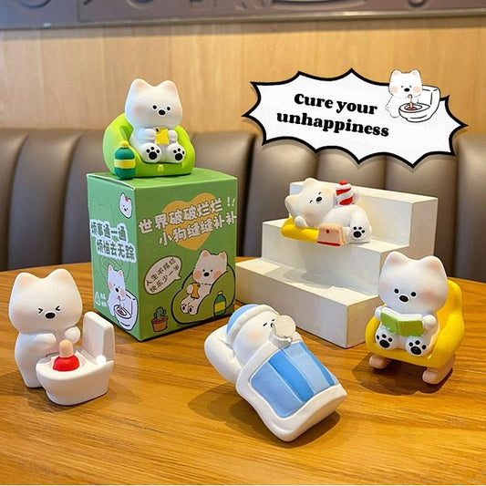 Original Resin Q - version  little pet Figurine Creative Home Decor