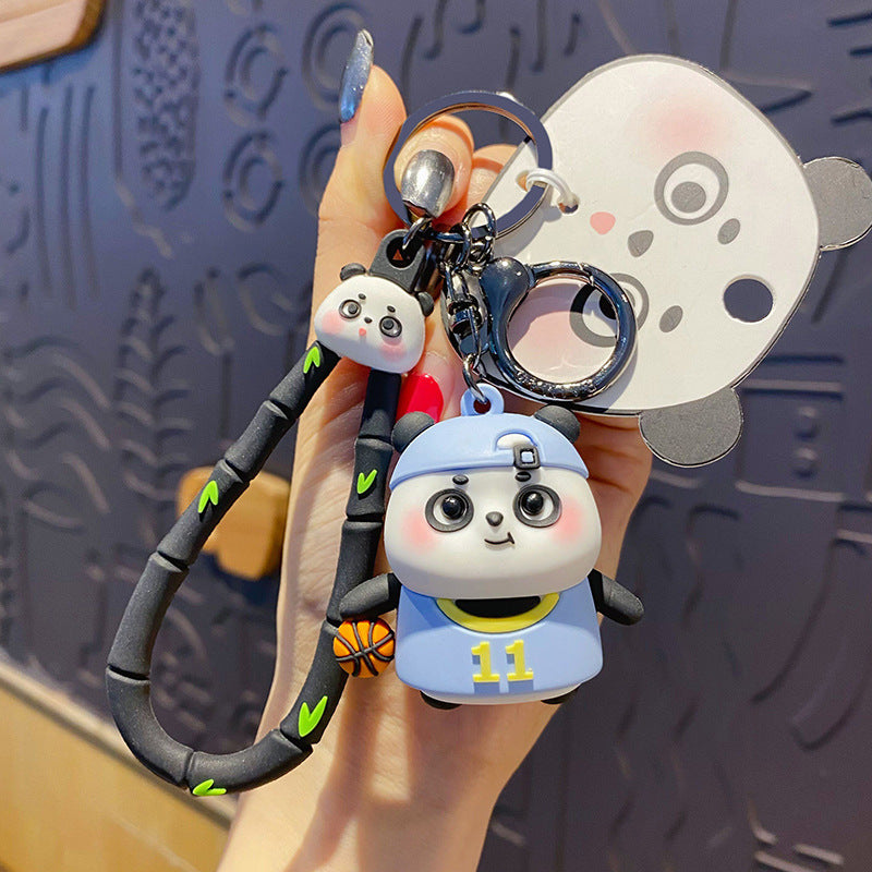 Cute Panda Keychain - Adorable Hanging Charm