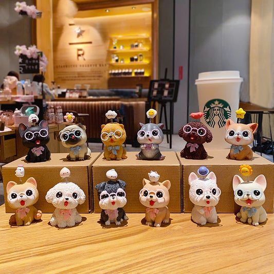 Lucky Adorable Pet Creative Gift Cute Home Desktop Decorations and Car Ornaments