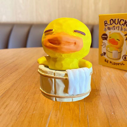 B. Duck Little Yellowk C Ducar Ornament Creative Exquisite Resin