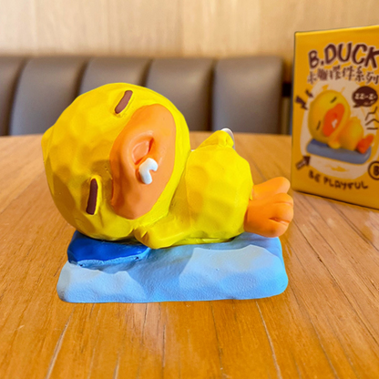B. Duck Little Yellowk C Ducar Ornament Creative Exquisite Resin