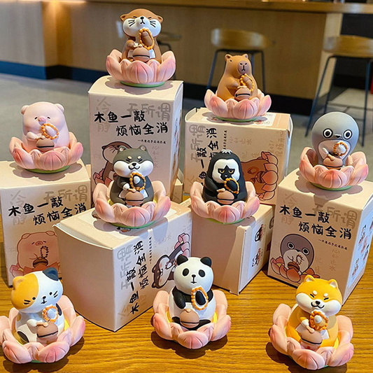 Good Luck Lotus Buddha Creative Cute Funny Desktop Ornaments