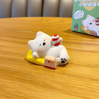 Original Resin Q - version  little pet Figurine Creative Home Decor